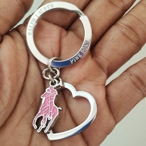 Ralph Lauren Pink Pony keychain